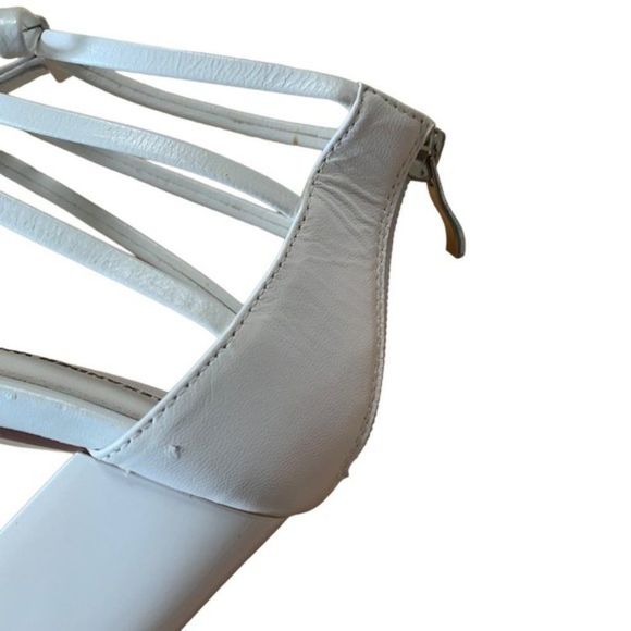 White Alexander Wang Block Heels Size EU 38 - Picture 4 of 14